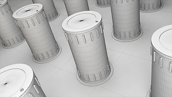 仿國外金屬材質渲染合成