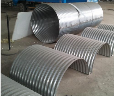 貴州金屬波紋涵管施工 鋼波紋管涵洞施工 熱鍍鋅耐腐圖片_高清圖_細節圖